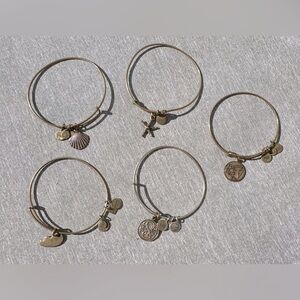 Alex and Ani - original bracelets- 5 in total. Used, mint condition